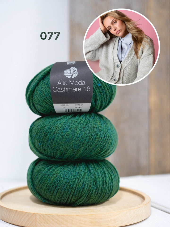 Strickpaket Alta Moda Cashmere 16 Strickjacke