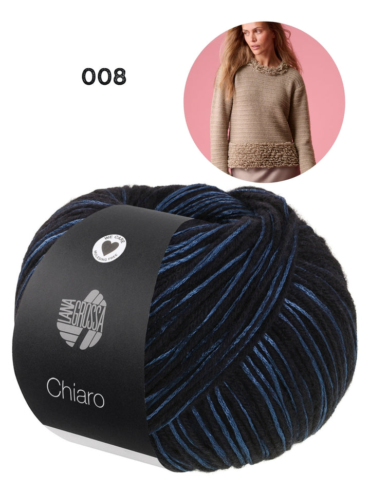Häkelpaket Chiaro Pullover mit Schlingenmuster