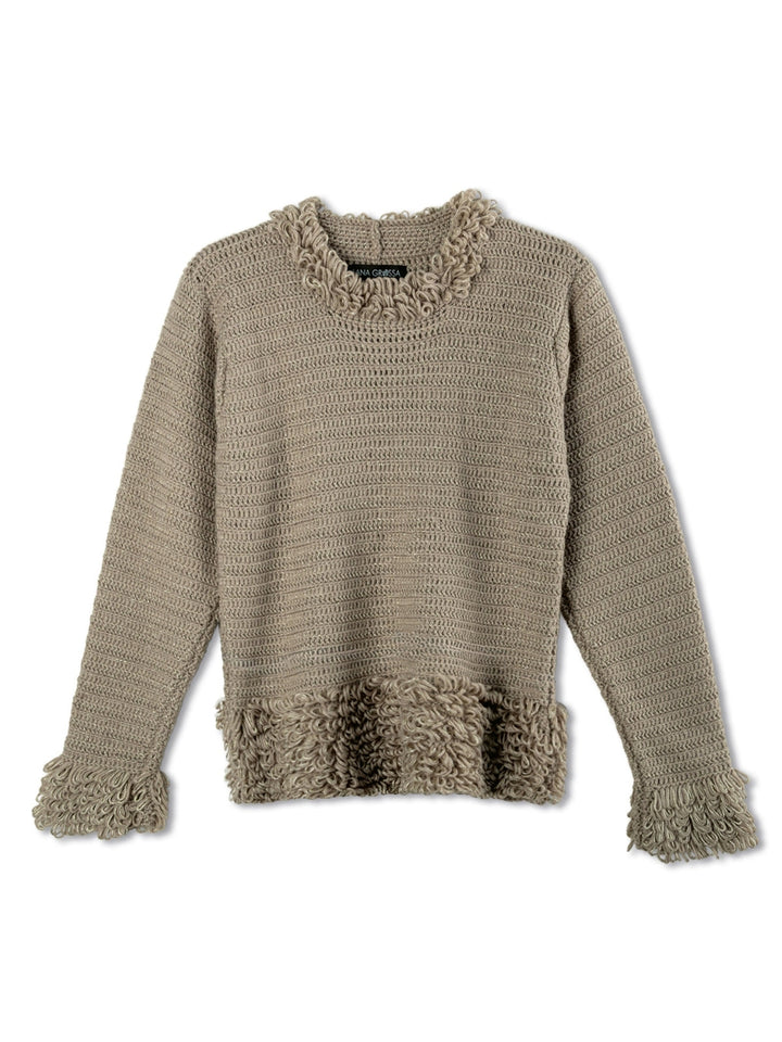 Häkelpaket Chiaro Pullover mit Schlingenmuster