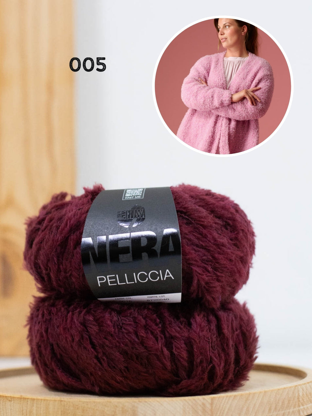 Strickpaket Pelliccia Strickjacke