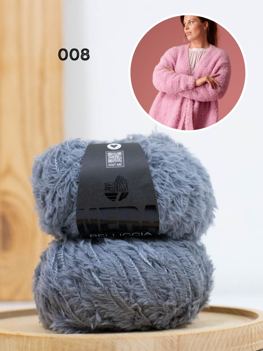 Strickpaket Pelliccia Strickjacke