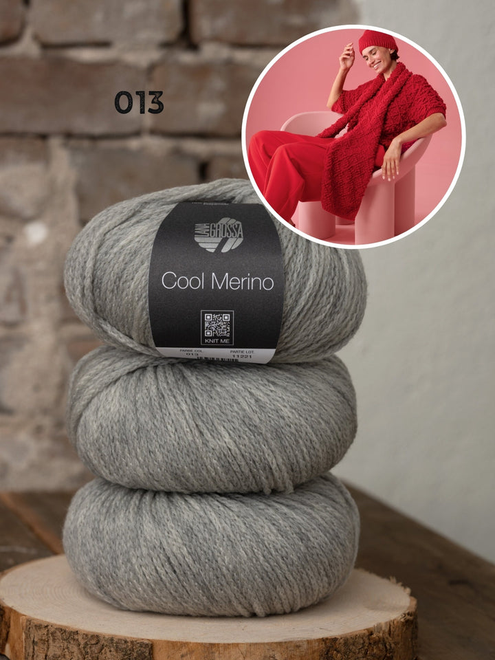Strickpaket Cool Merino Schal