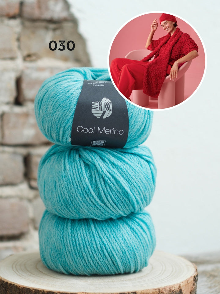 Strickpaket Cool Merino Schal