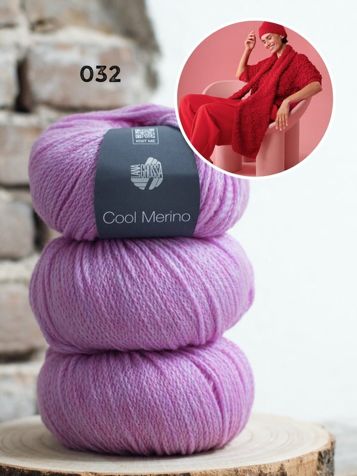 Strickpaket Cool Merino Schal