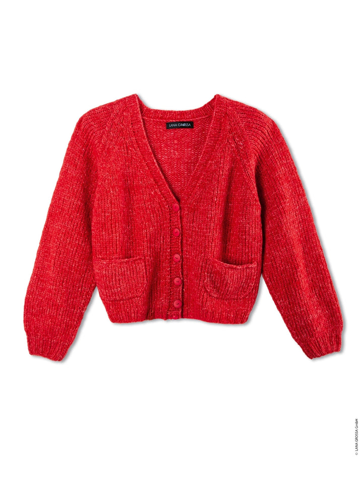 Strickpaket Alpaca Air II Strickjacke mit Taschen