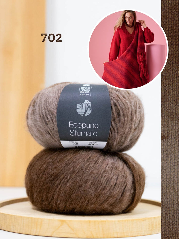 Strickpaket Ecopuno Sfumato Stola