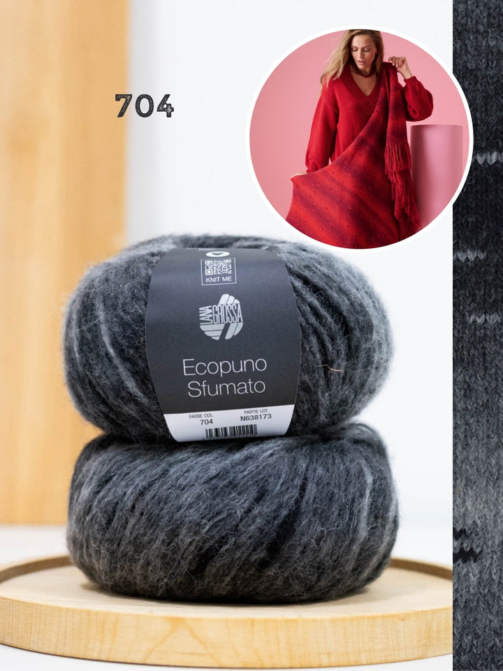 Strickpaket Ecopuno Sfumato Stola