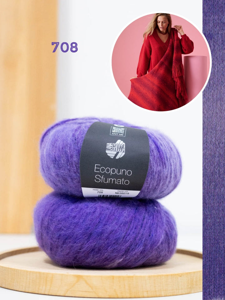 Strickpaket Ecopuno Sfumato Stola