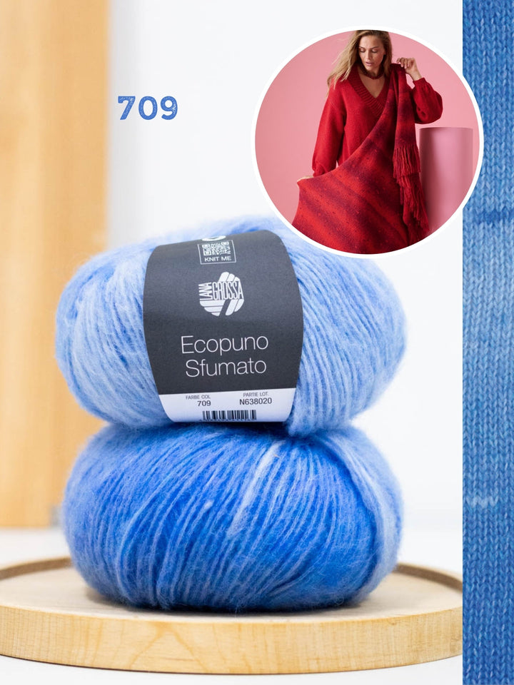 Strickpaket Ecopuno Sfumato Stola