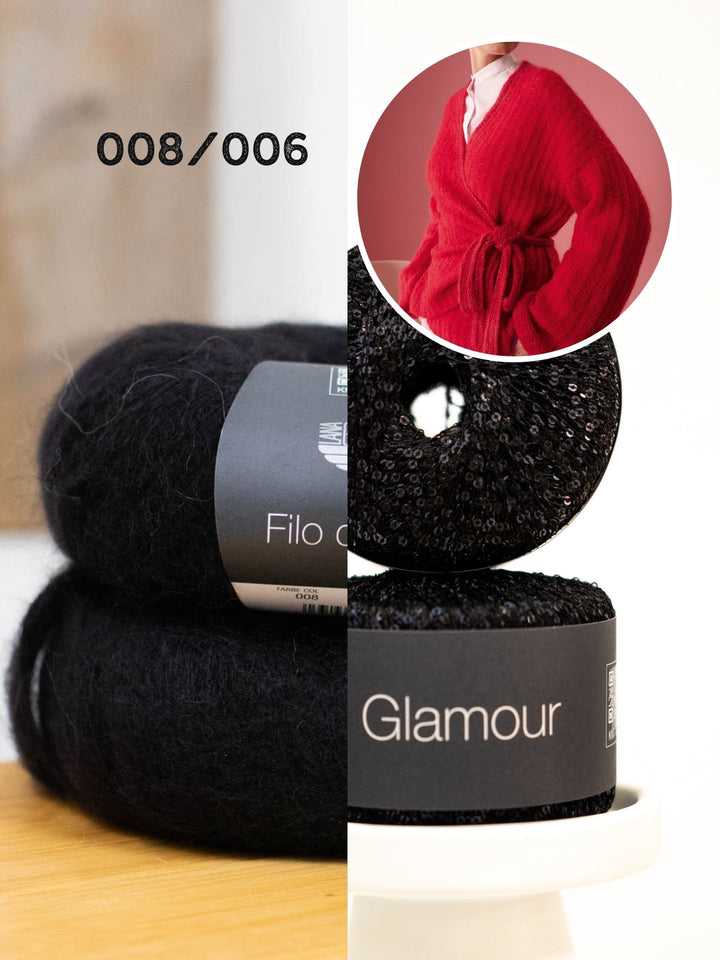 Häkelpaket Filo Di Gio &amp; Glamour Wickeljacke