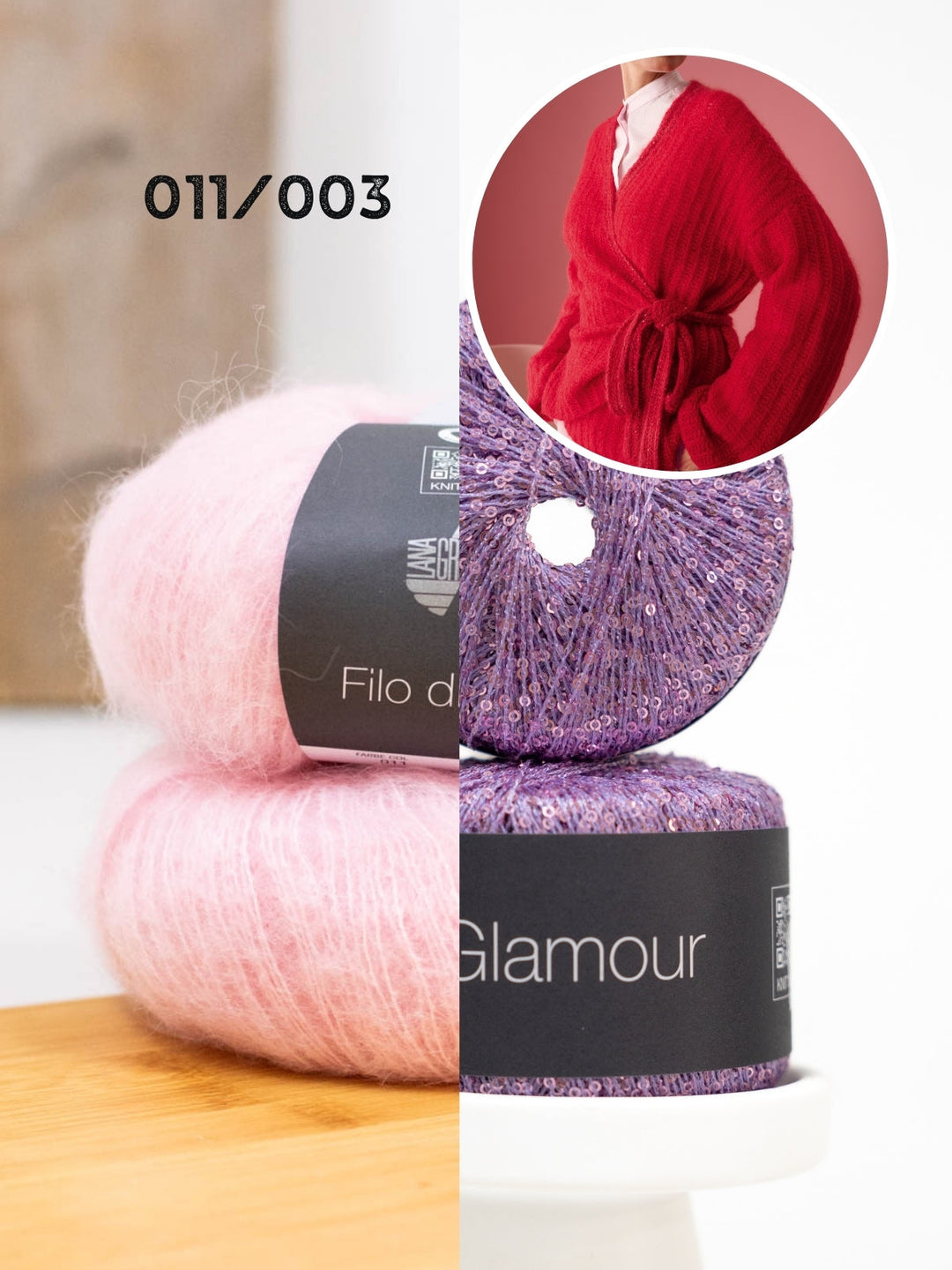 Häkelpaket Filo Di Gio &amp; Glamour Wickeljacke