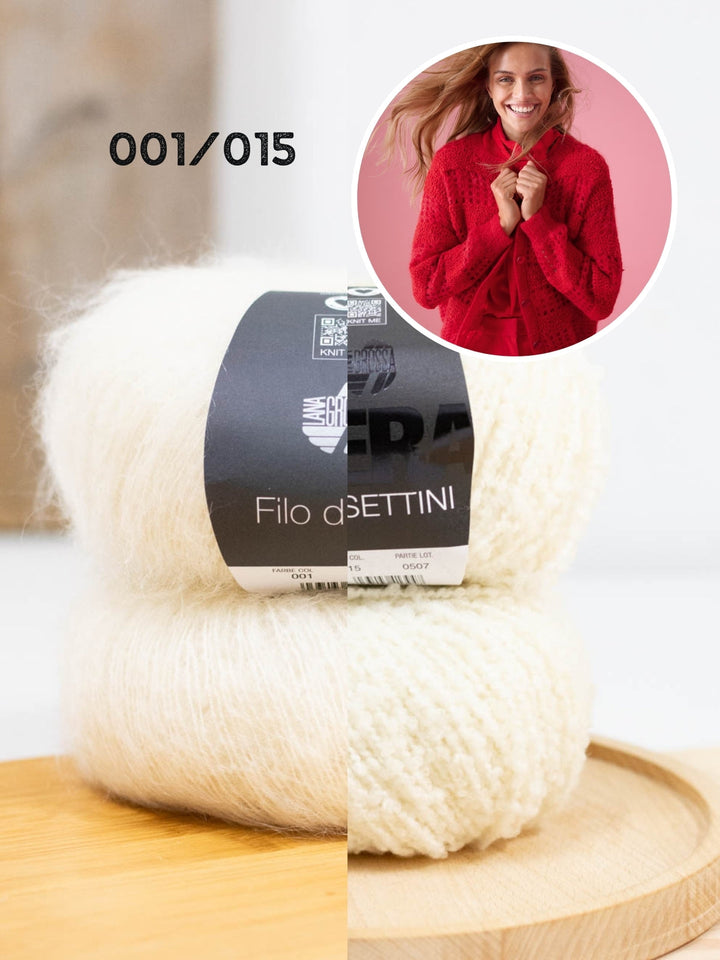 Häkelpaket Filo Di Gio &amp; Orsettini Strickjacke