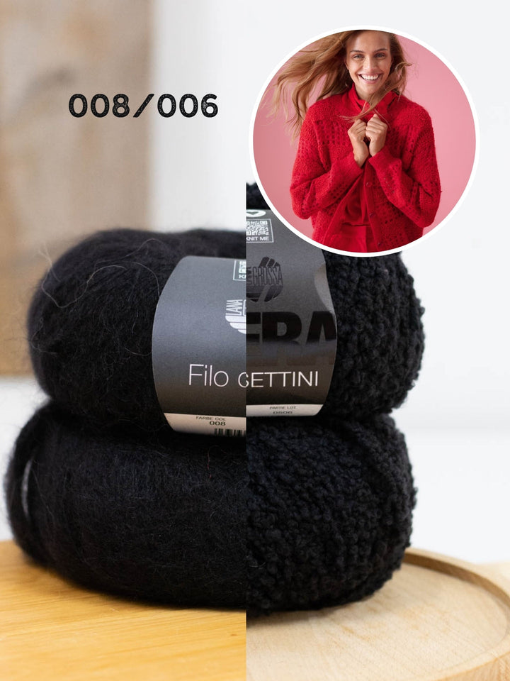 Häkelpaket Filo Di Gio &amp; Orsettini Strickjacke