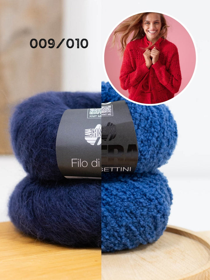 Häkelpaket Filo Di Gio &amp; Orsettini Strickjacke