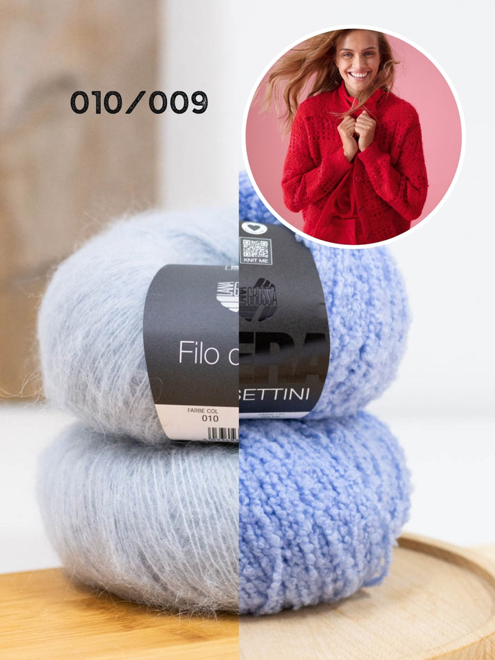 Häkelpaket Filo Di Gio &amp; Orsettini Strickjacke
