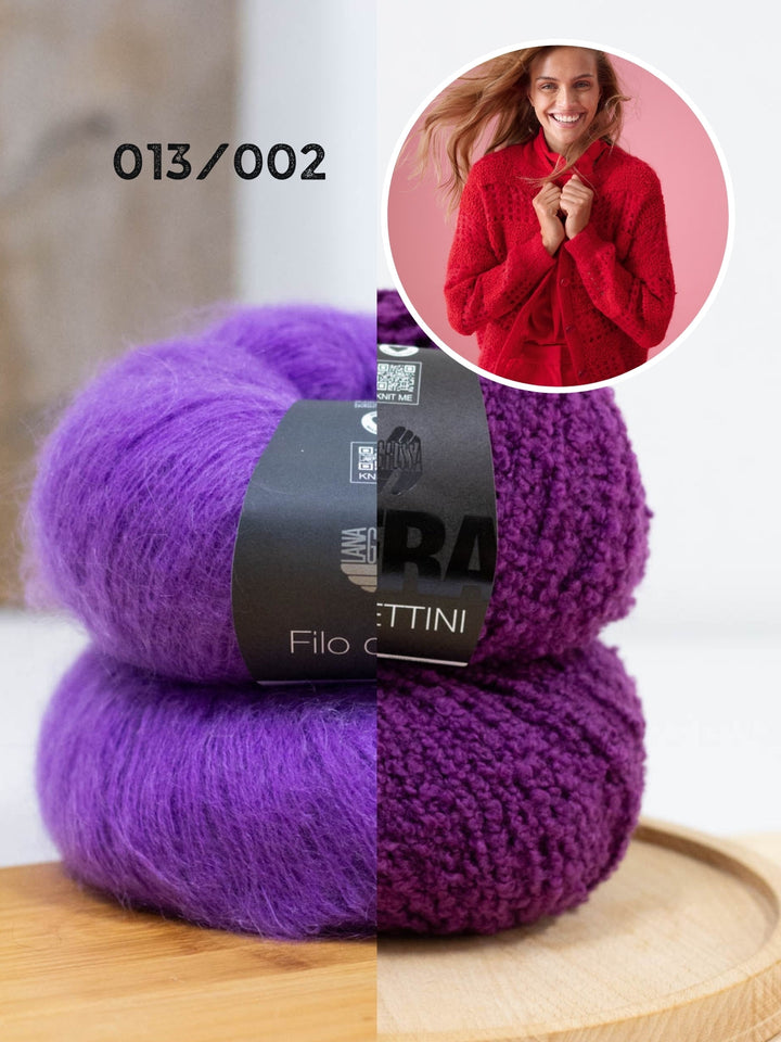 Häkelpaket Filo Di Gio &amp; Orsettini Strickjacke