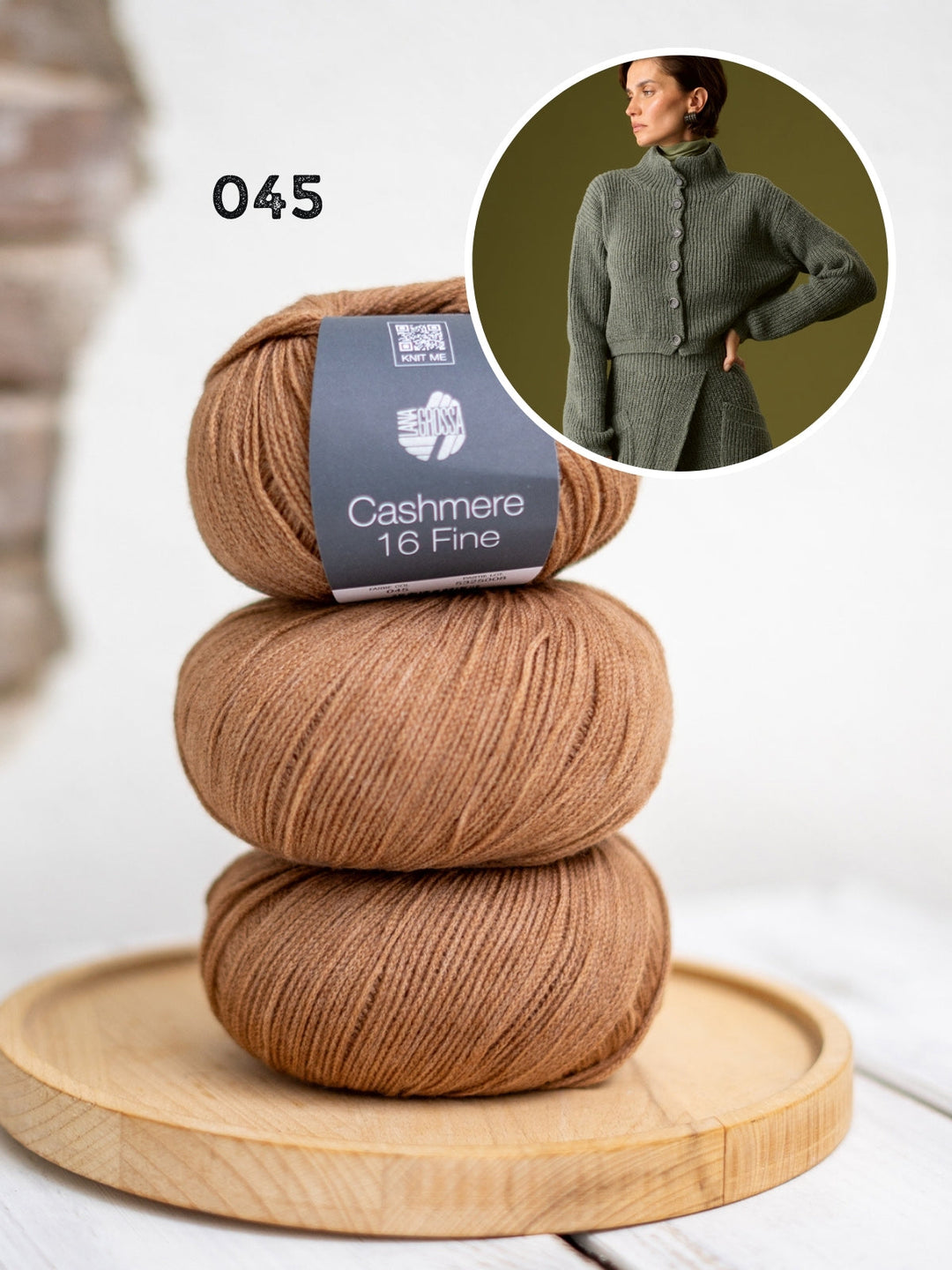 Strickpaket Cashmere 16 Fine Strickjacke