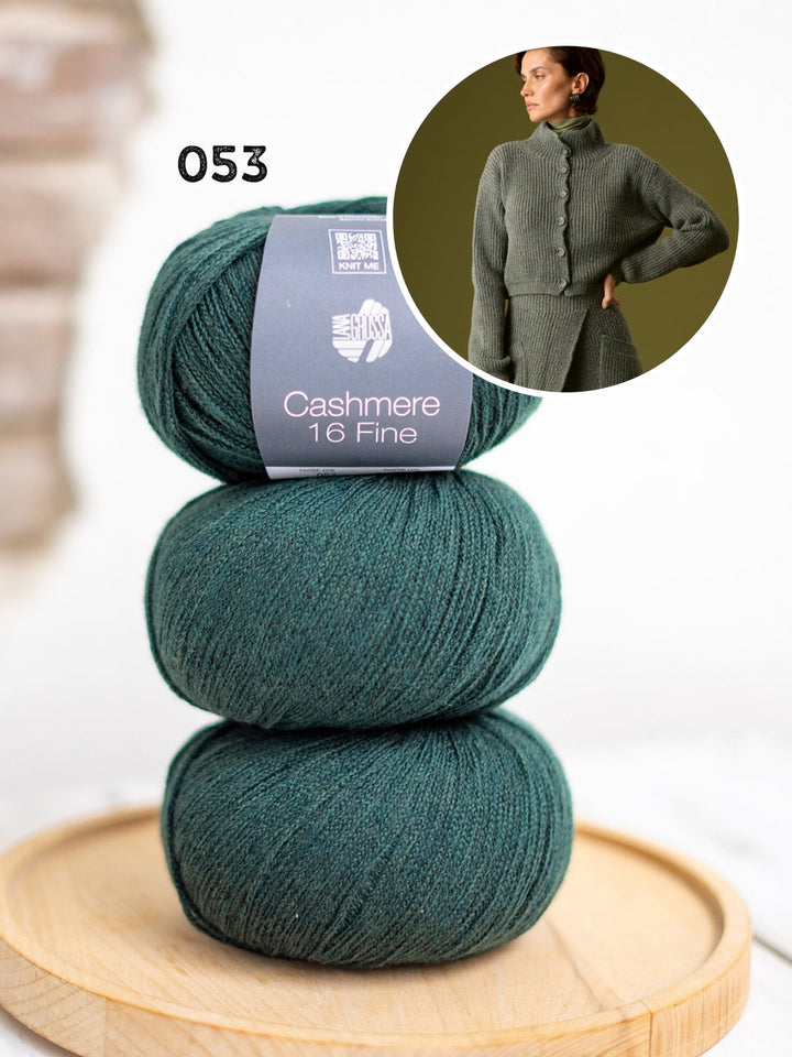 Strickpaket Cashmere 16 Fine Strickjacke
