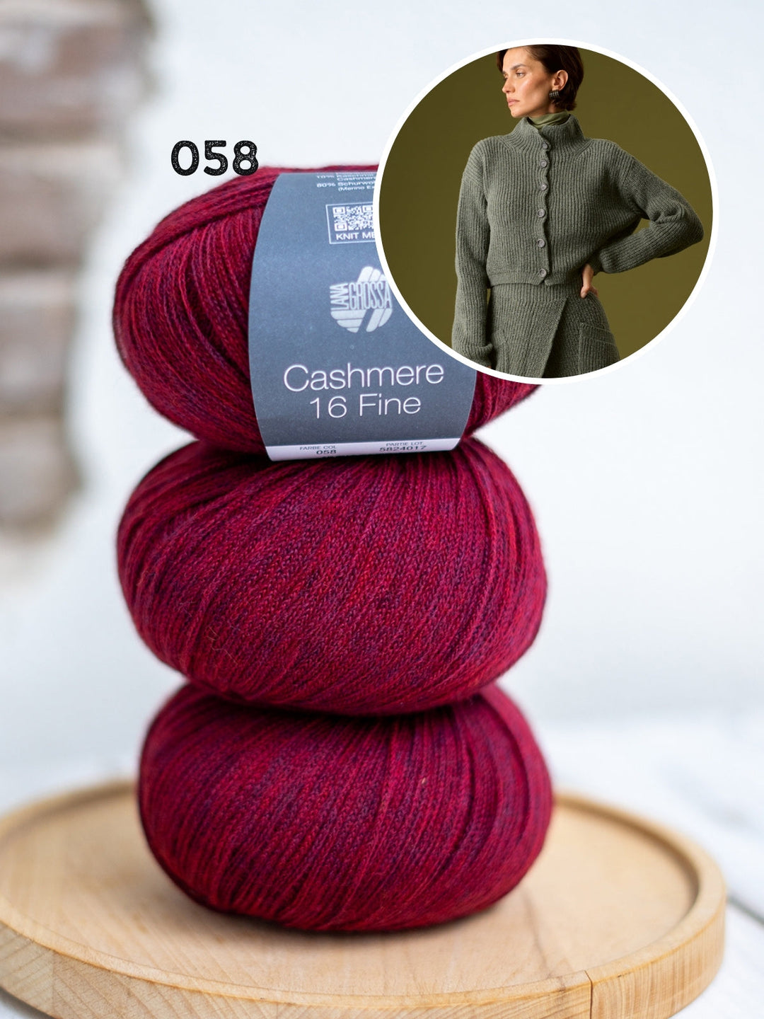 Strickpaket Cashmere 16 Fine Strickjacke