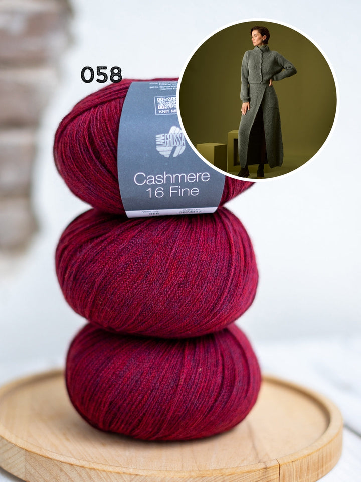 Strickpaket Cashmere 16 Fine Wickelrock
