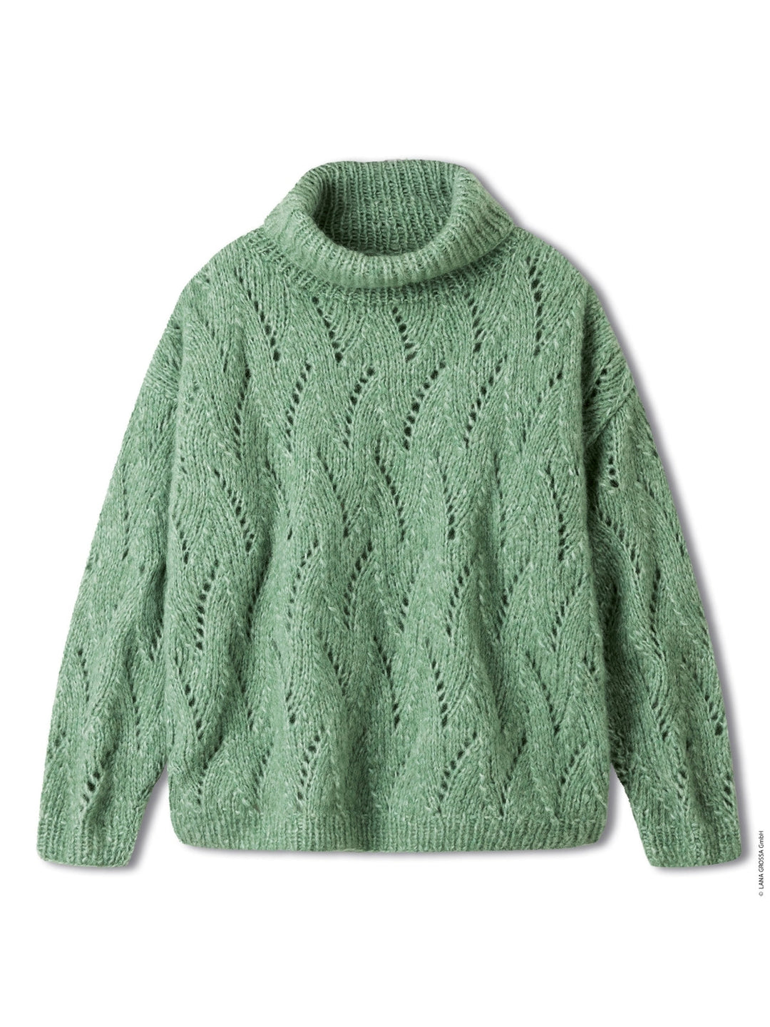 Strickpaket Alpaca Air II Pullover mit Rollkragen