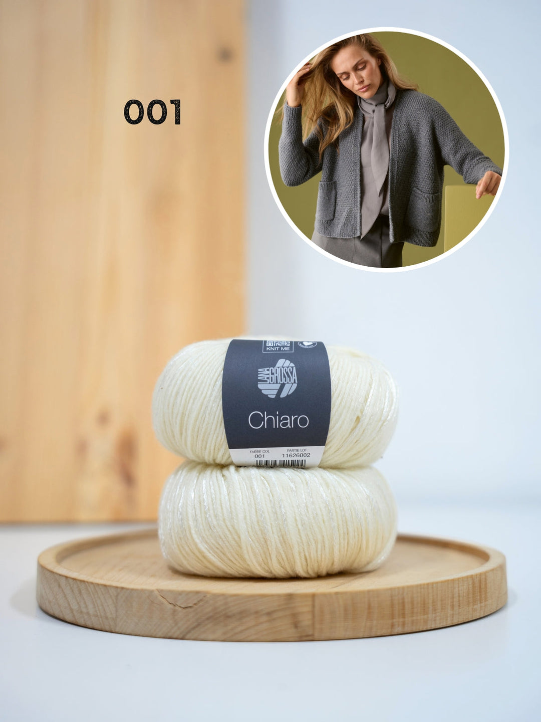 Strickpaket Chiaro Strickjacke mit Taschen