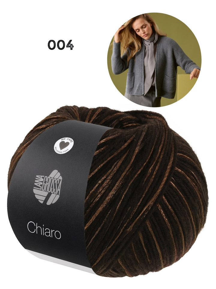 Strickpaket Chiaro Strickjacke mit Taschen