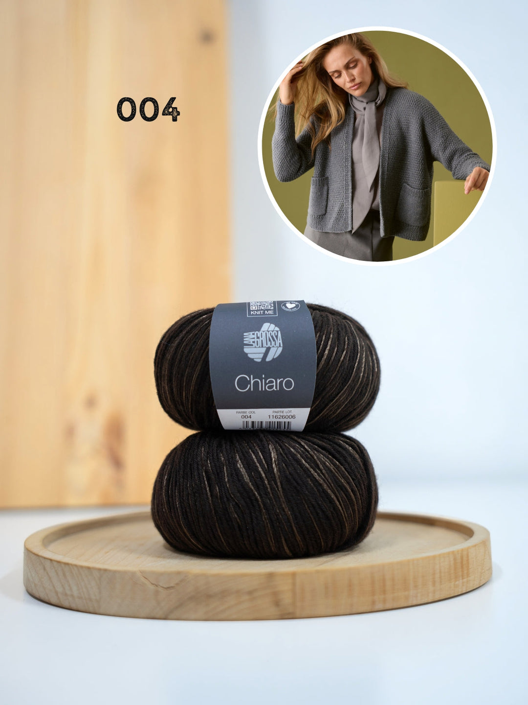 Strickpaket Chiaro Strickjacke mit Taschen