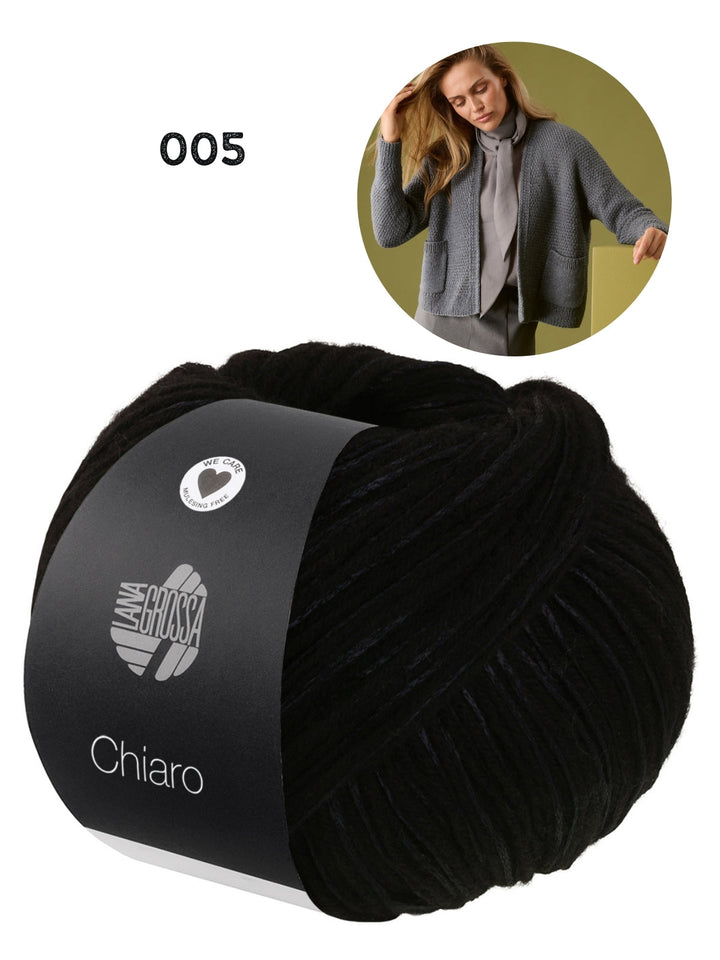 Strickpaket Chiaro Strickjacke mit Taschen