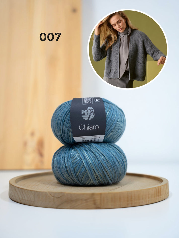 Strickpaket Chiaro Strickjacke mit Taschen