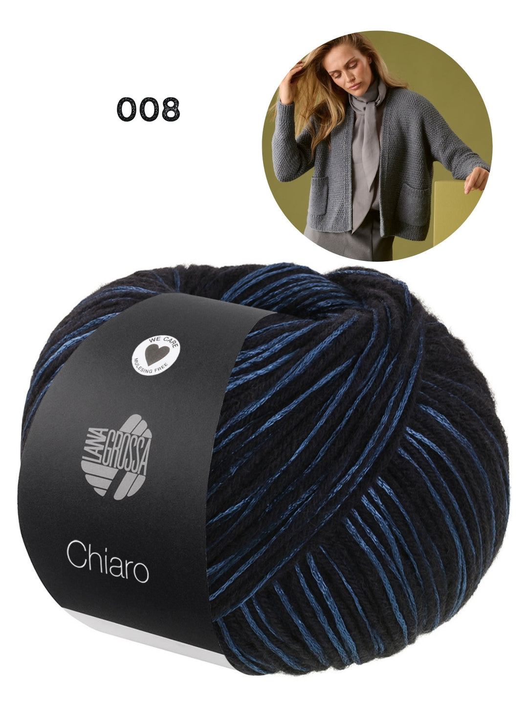 Strickpaket Chiaro Strickjacke mit Taschen
