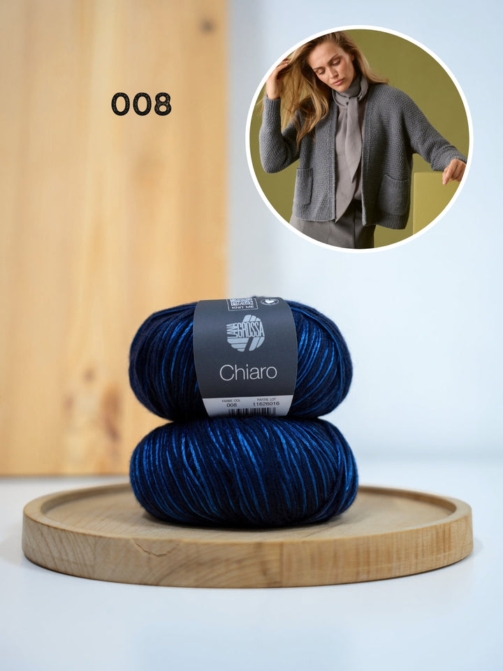 Strickpaket Chiaro Strickjacke mit Taschen