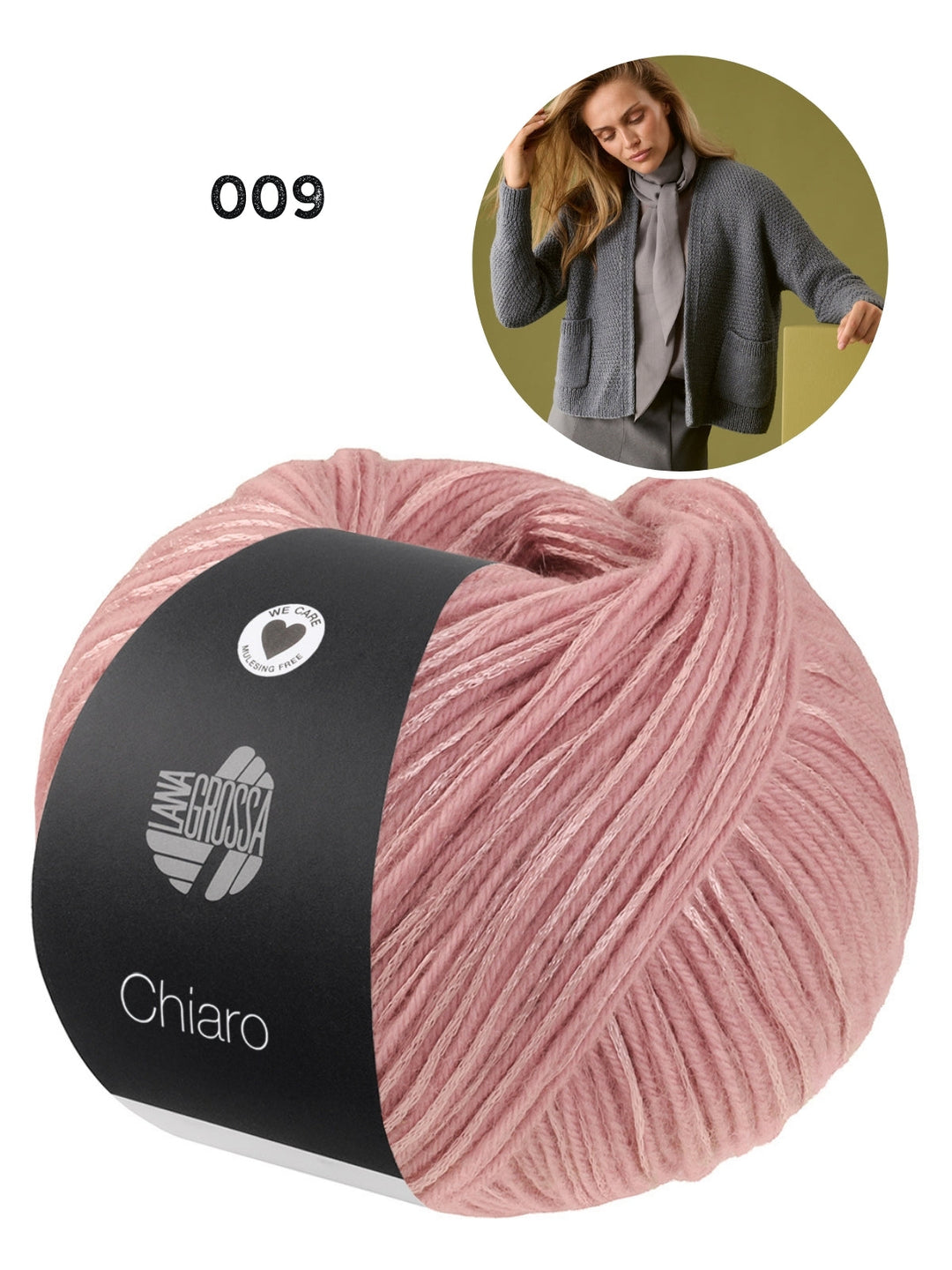 Strickpaket Chiaro Strickjacke mit Taschen
