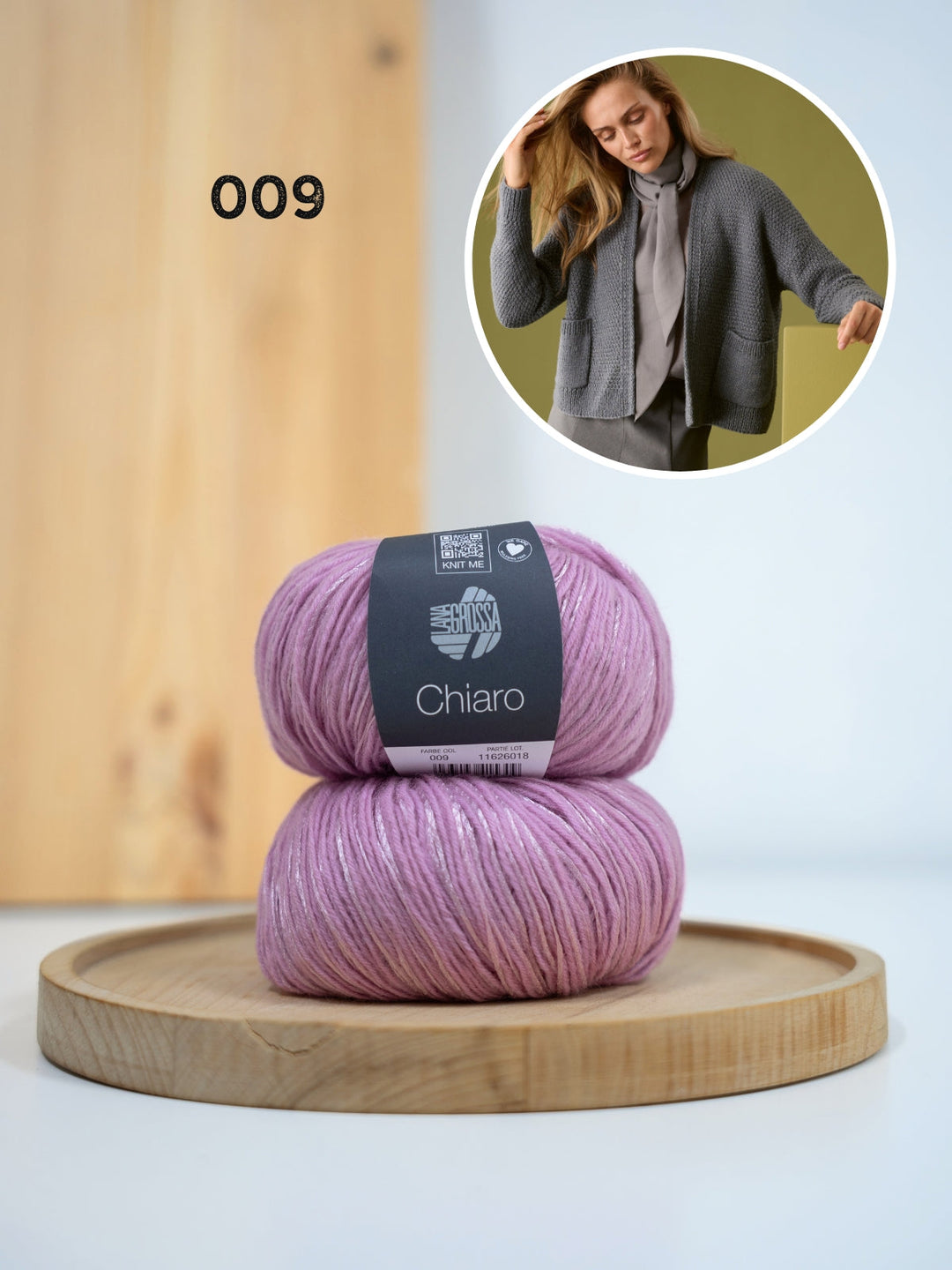 Strickpaket Chiaro Strickjacke mit Taschen
