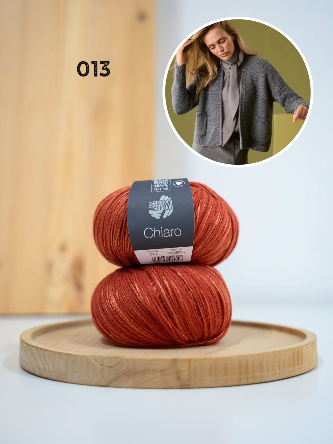 Strickpaket Chiaro Strickjacke mit Taschen