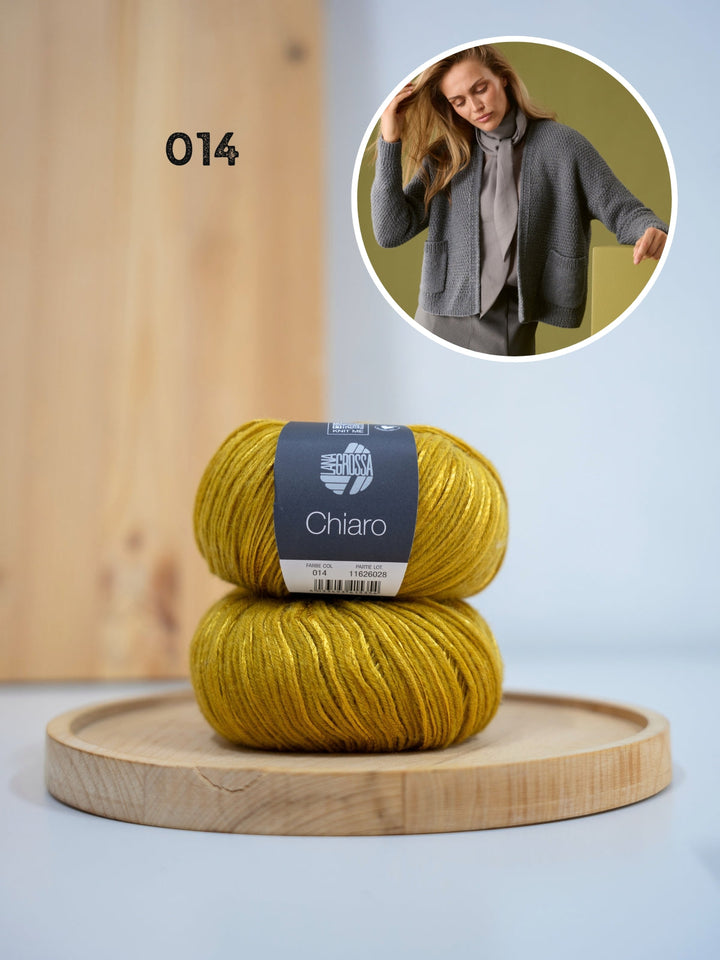 Strickpaket Chiaro Strickjacke mit Taschen