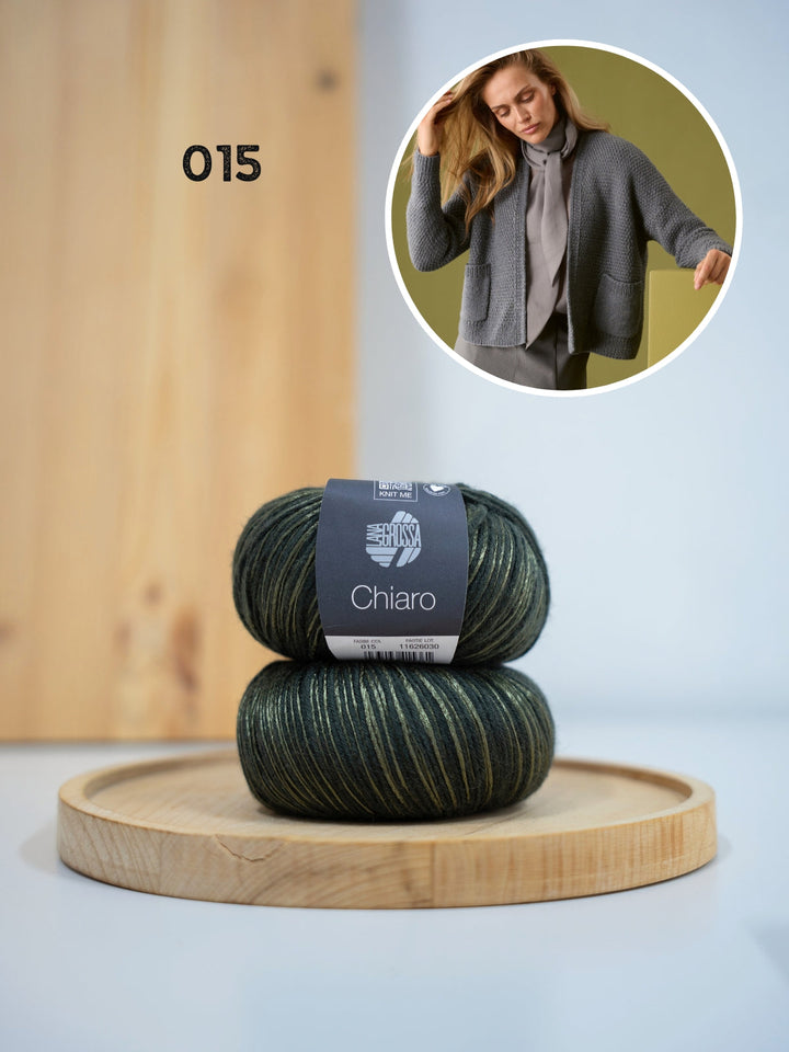 Strickpaket Chiaro Strickjacke mit Taschen