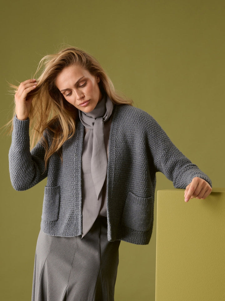 Strickpaket Chiaro Strickjacke mit Taschen
