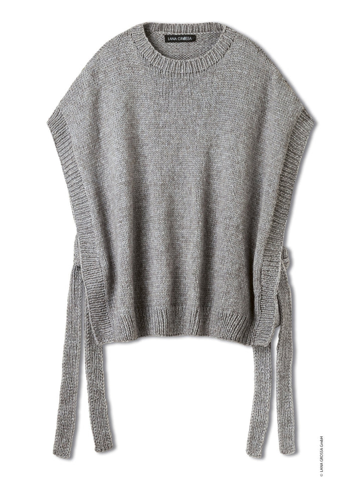 Strickpaket Baco Bamboo Pullunder mit Bindebändern