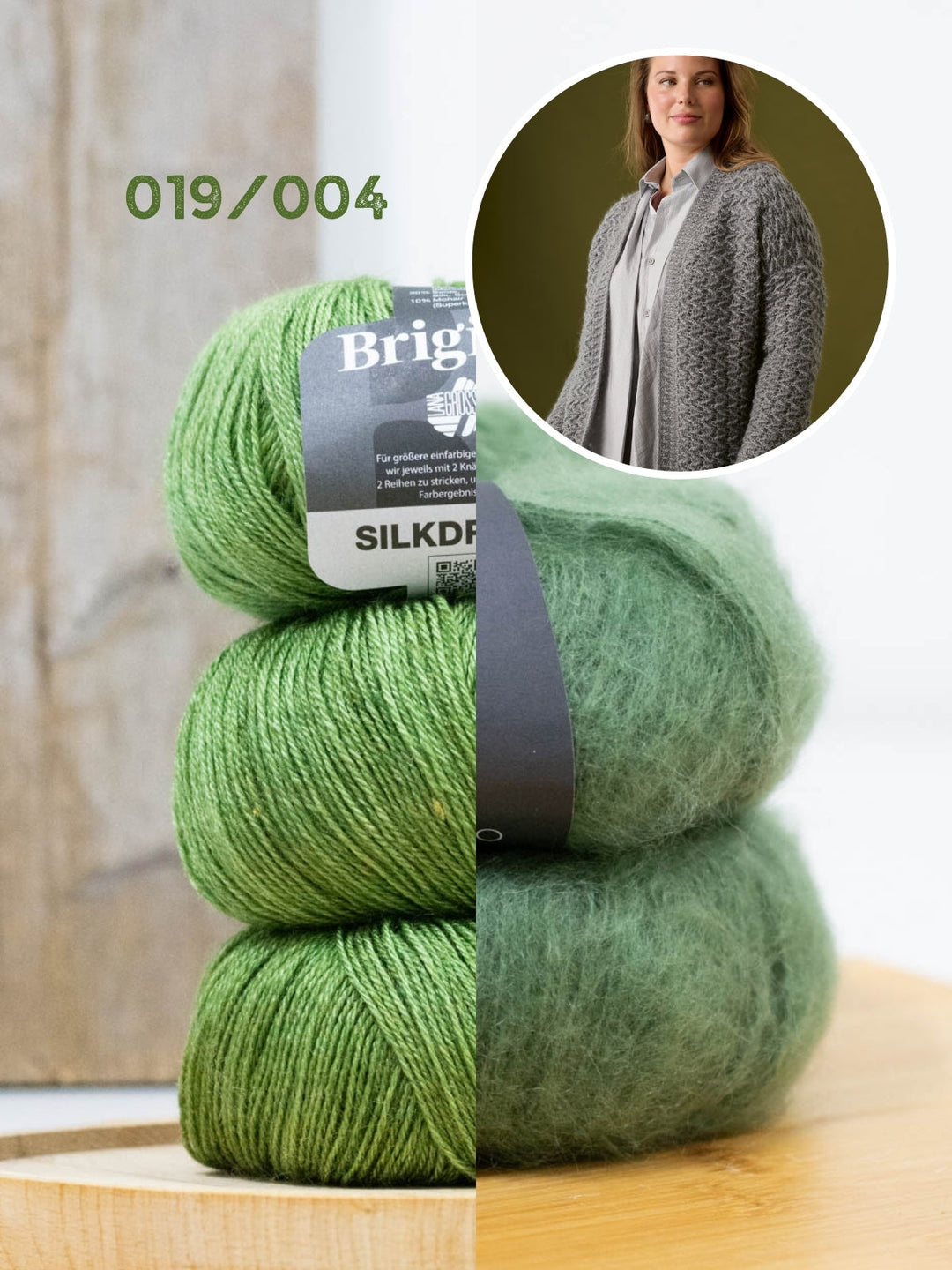 Häkelpaket Brigitte Silkdream &amp; Filo Di Gio Jacke