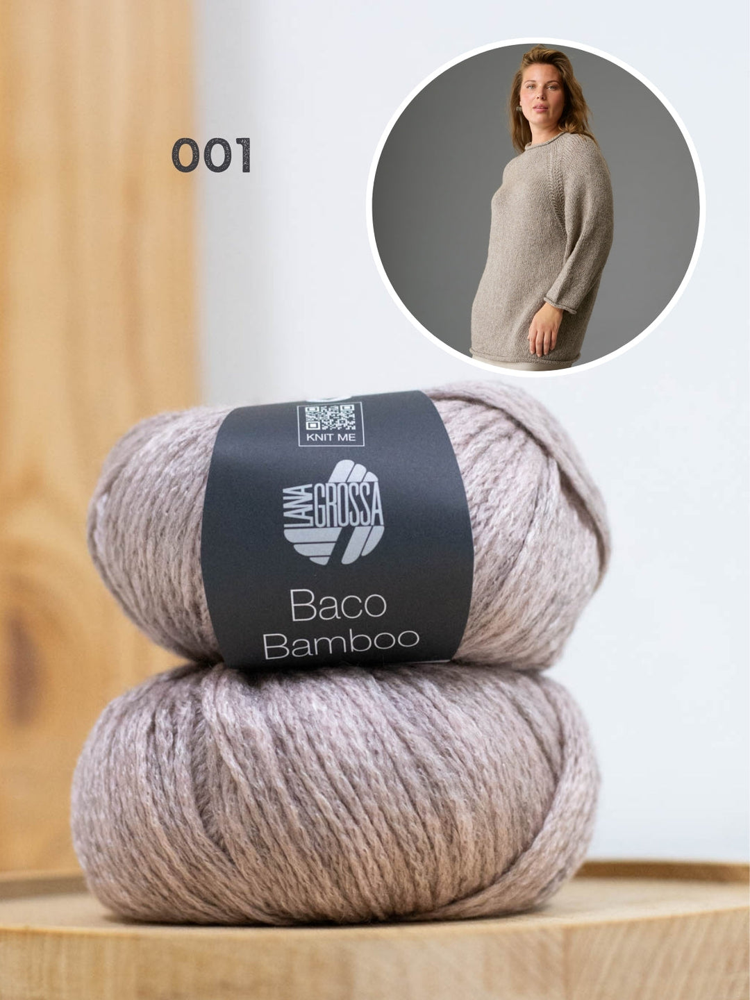 Strickpaket Baco Bamboo Raglanpullover