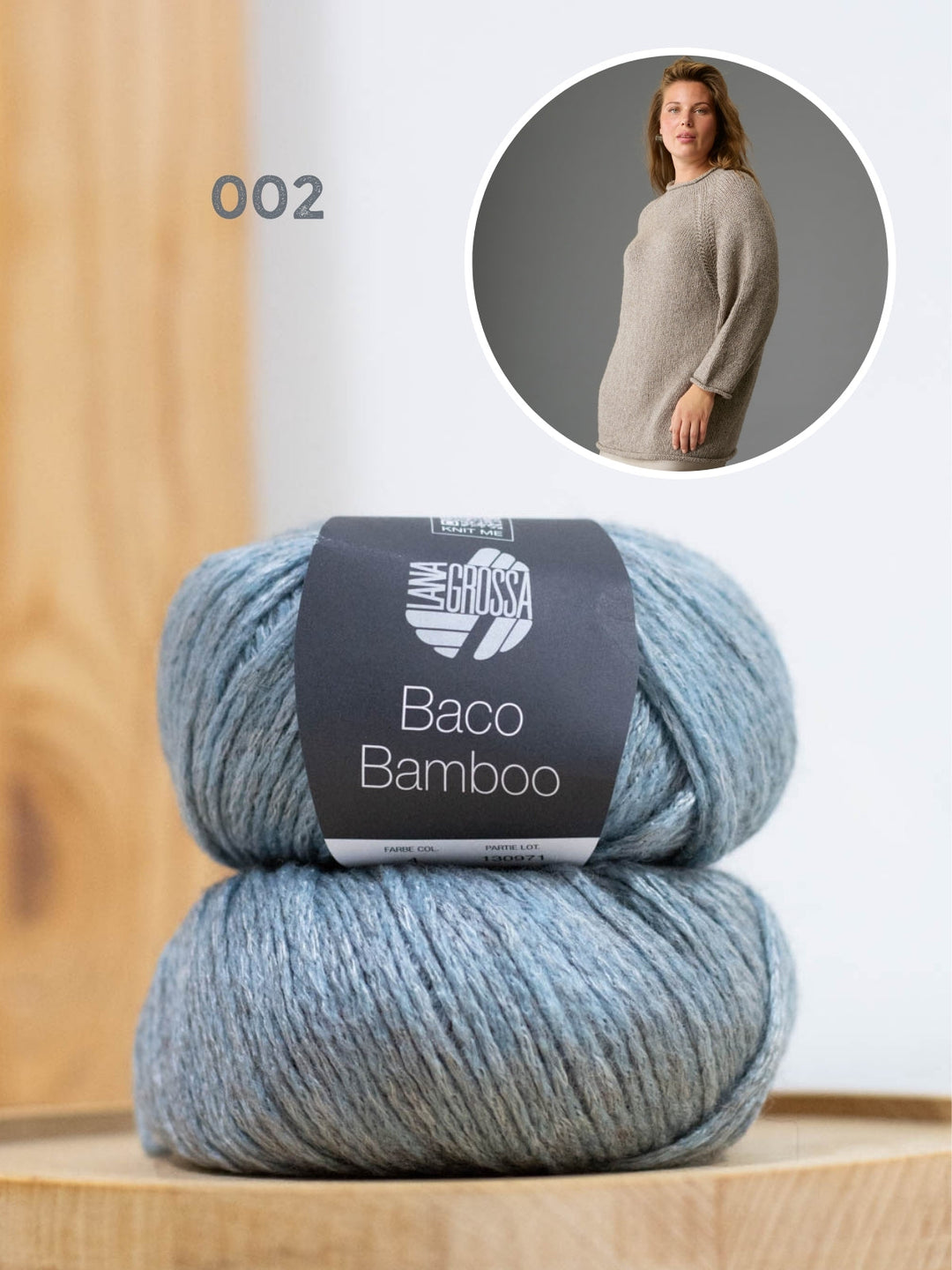 Strickpaket Baco Bamboo Raglanpullover