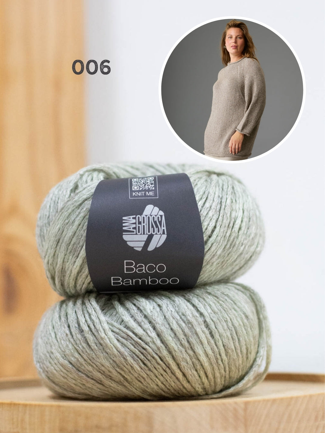 Strickpaket Baco Bamboo Raglanpullover