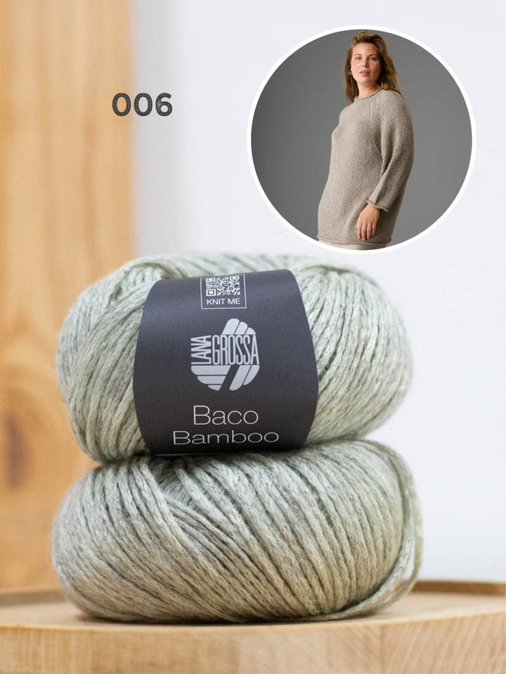 Strickpaket Baco Bamboo Raglanpullover
