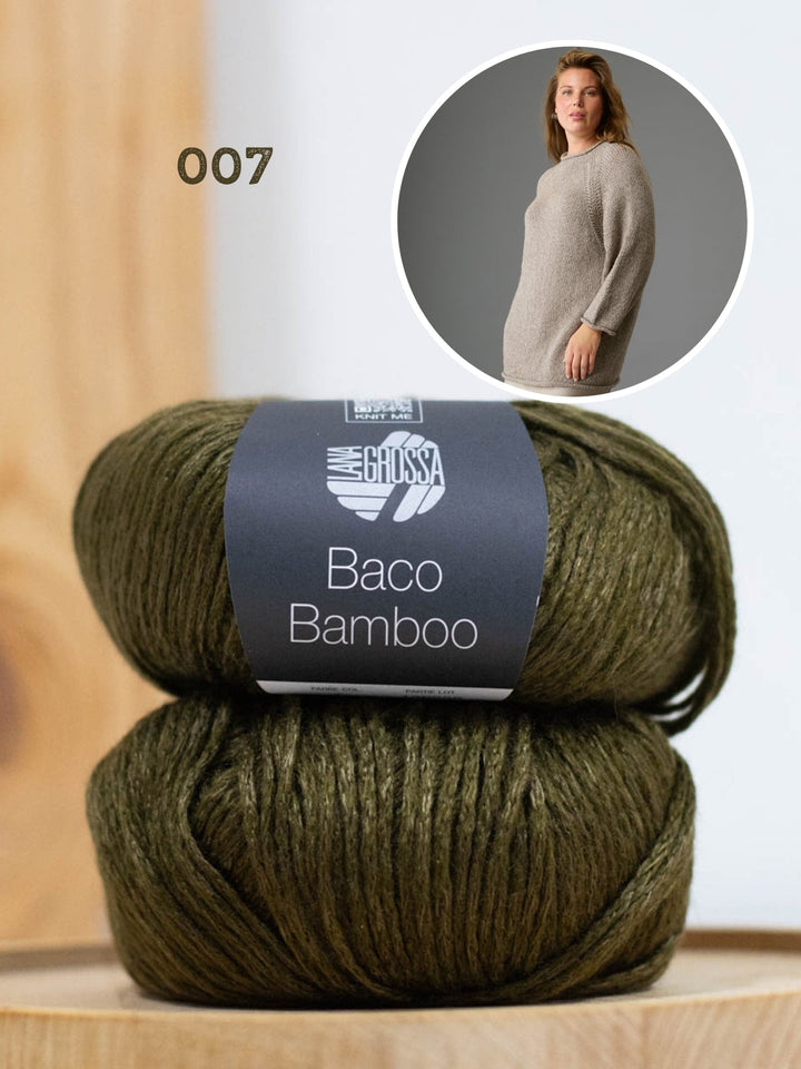 Strickpaket Baco Bamboo Raglanpullover