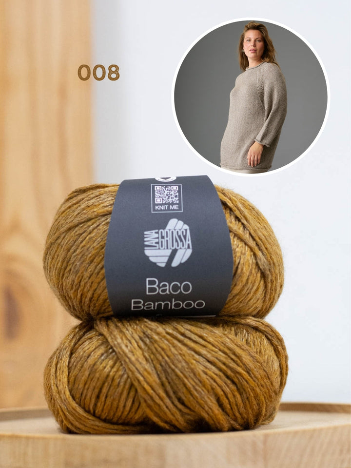 Strickpaket Baco Bamboo Raglanpullover
