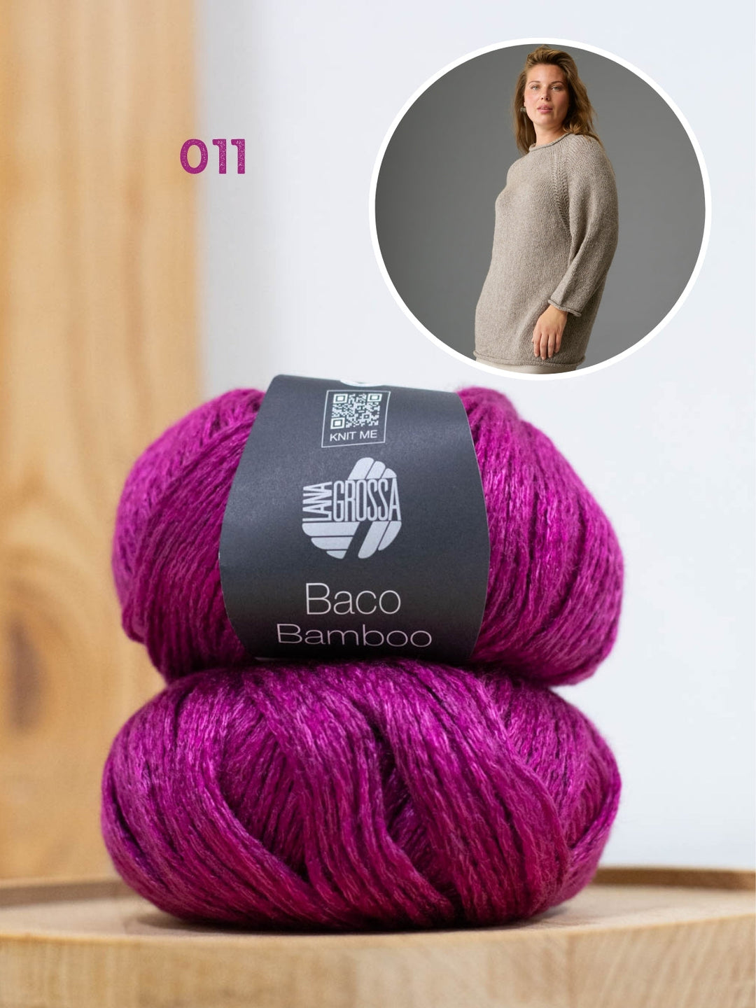 Strickpaket Baco Bamboo Raglanpullover