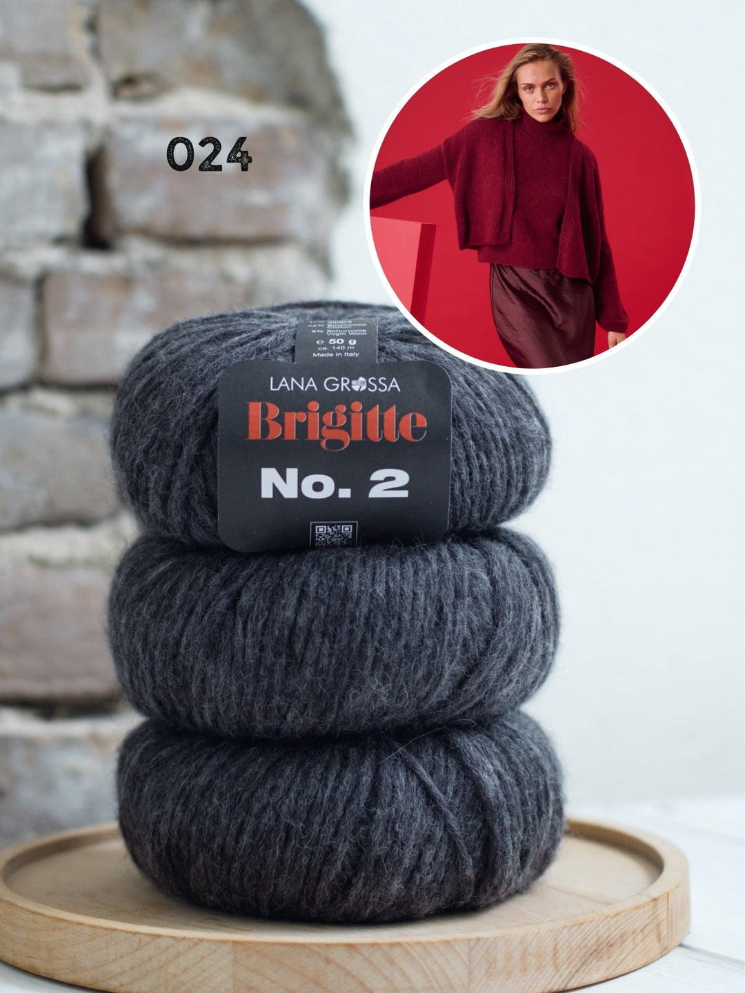 Strickpaket Brigitte No. 2 offene Strickjacke