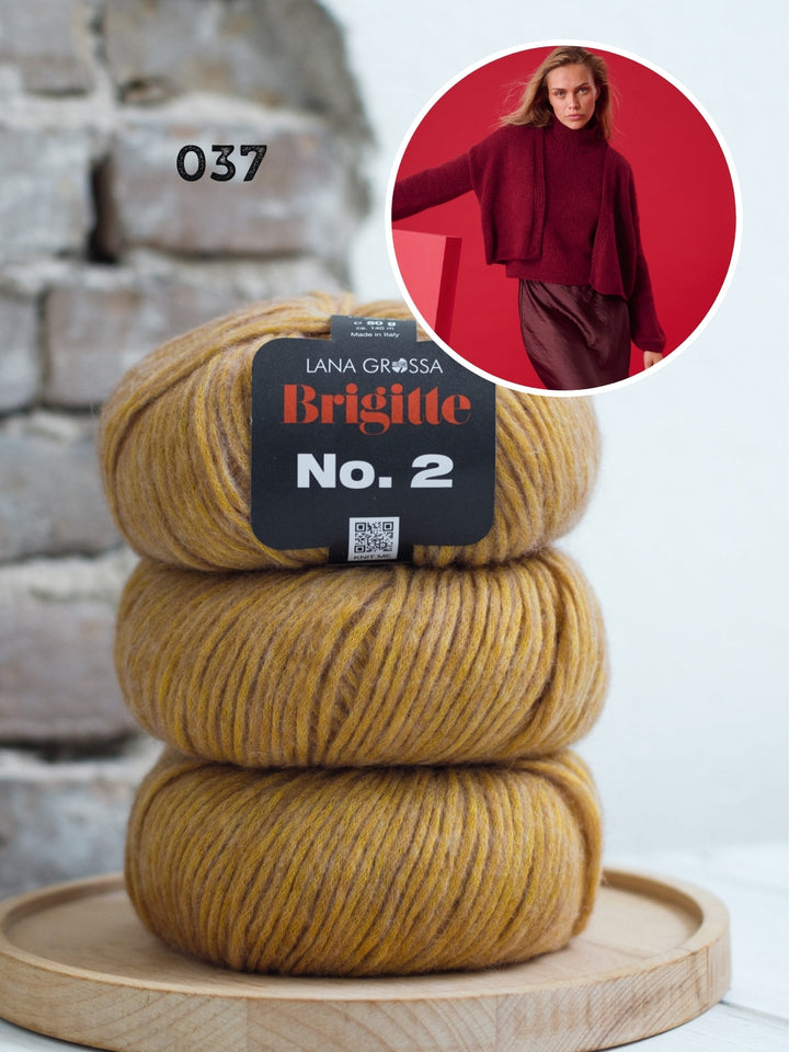 Strickpaket Brigitte No. 2 offene Strickjacke