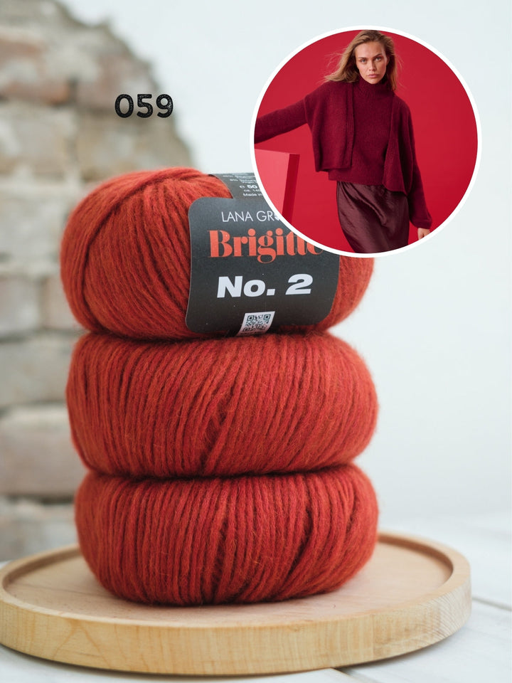 Strickpaket Brigitte No. 2 offene Strickjacke